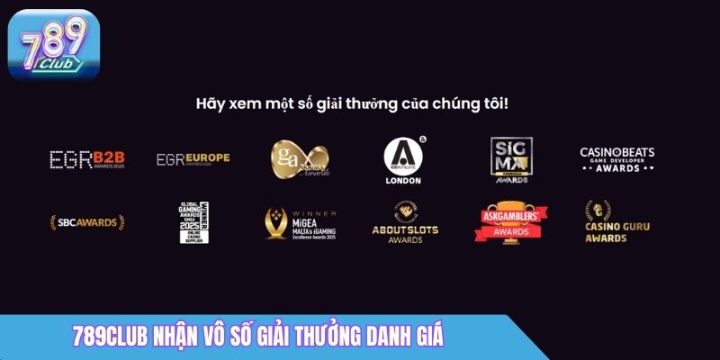 Giới Thiệu 789Club - Điểm Đến Lý Tưởng Cho Game Thủ Việt Nam 2 789Club nhận vô số giải thưởng danh giá