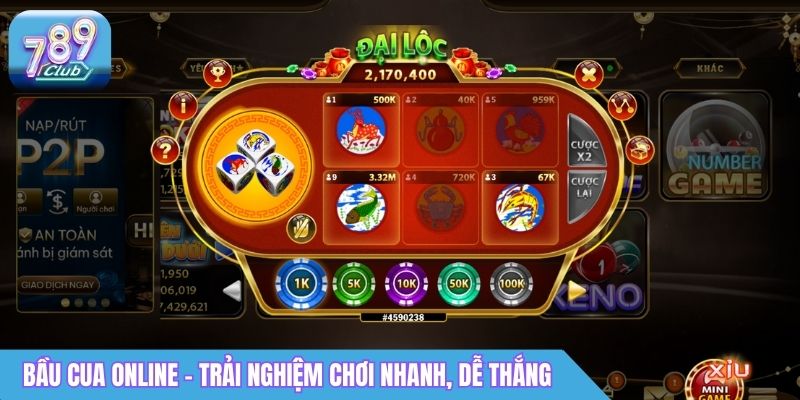 Bầu Cua Online - Phiên Bản Trực Tuyến Được Yêu Thích 2026 2 Bầu cua online - Trải nghiệm chơi nhanh, dễ thắng
