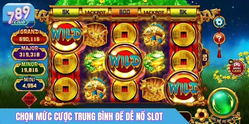 Game Nổ Hũ Đổi Tiền Mặt Uy Tín - Rút Thưởng Chỉ 3 Phút 5 Chọn mức cược trung bình để dễ nổ slot