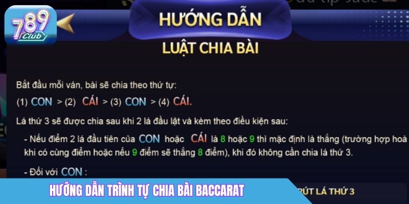 Baccarat 789club Là Gì? Kinh Nghiệm Và Mẹo Chơi Từ Các Cao Thủ 4 Hướng dẫn trình tự chia bài Baccarat