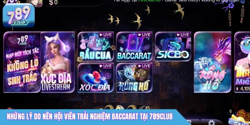 Baccarat 789club Là Gì? Kinh Nghiệm Và Mẹo Chơi Từ Các Cao Thủ 2 Những lý do nên hội viên trải nghiệm Baccarat tại 789Club