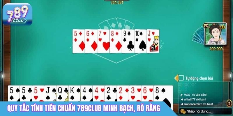 Bài Tiến Lên Miền Nam - Sân Chơi Chiến Thuật Tại 789Club 3 Quy tắc tính tiền chuẩn 789Club minh bạch, rõ ràng
